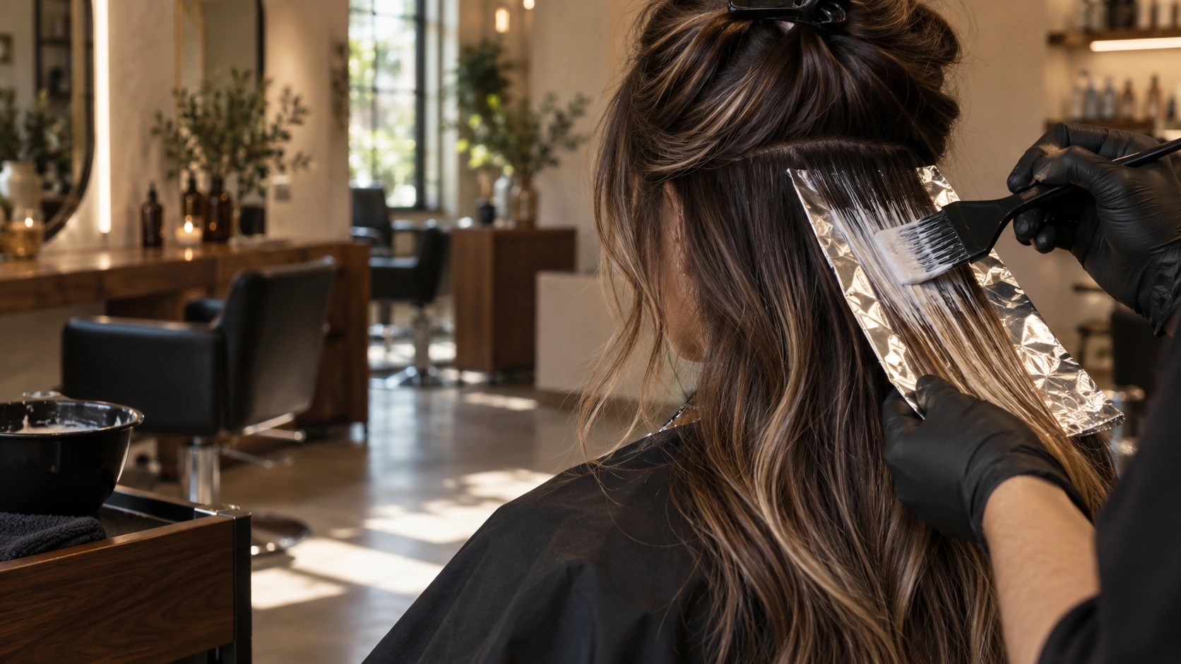 Illustrative Szene zu Haarfarben