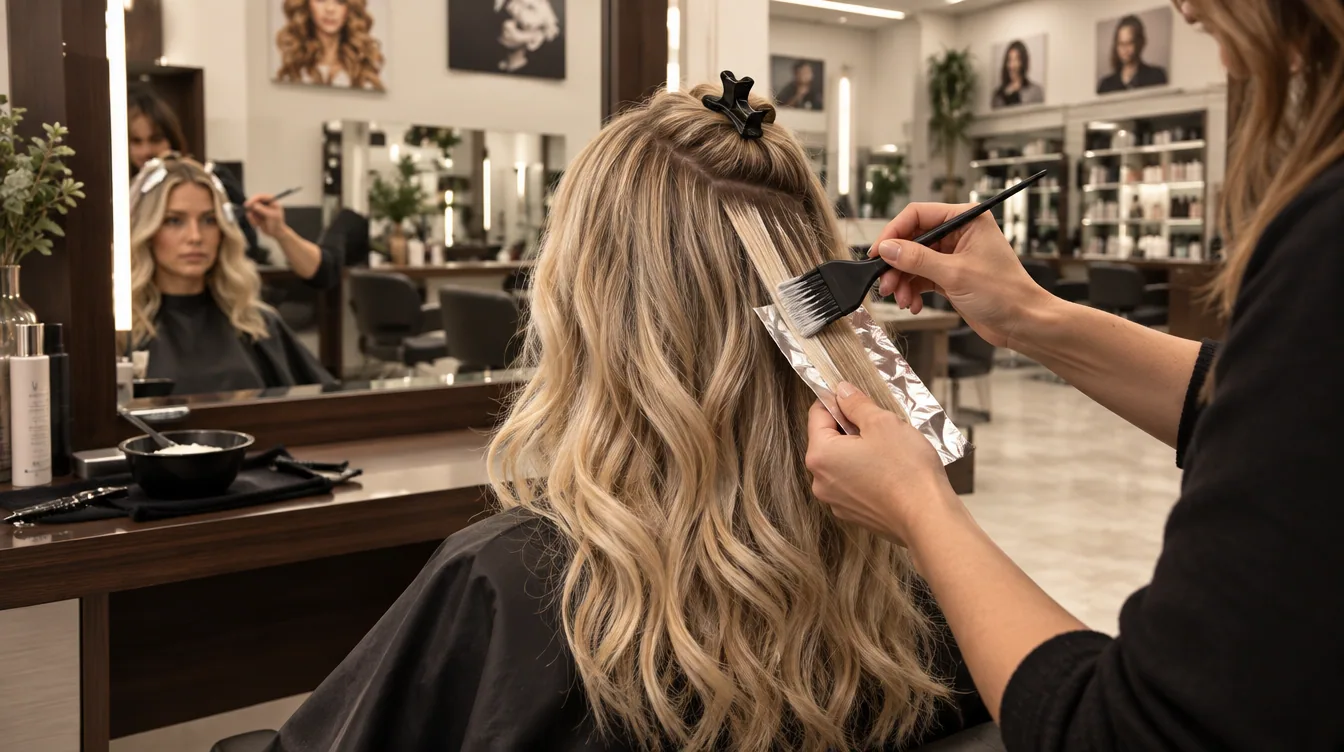 Illustrative Szene zu Haarfarben