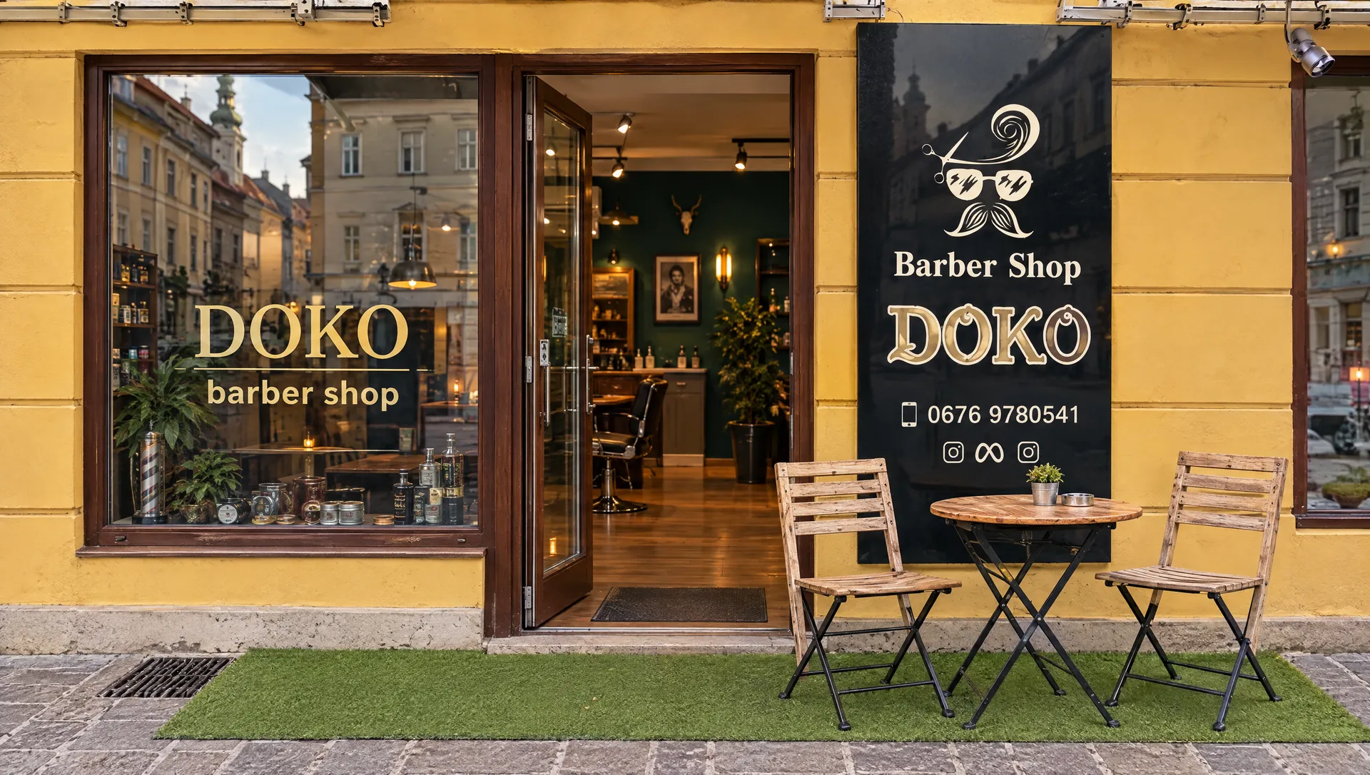 Eingang von DOKO am Heuplatz (Konzeptbild)