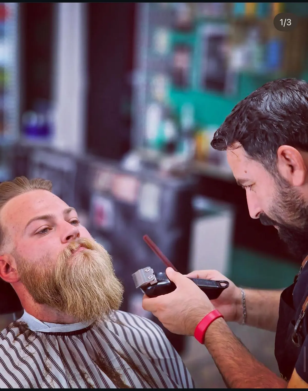 Bartkontur mit Trimmer